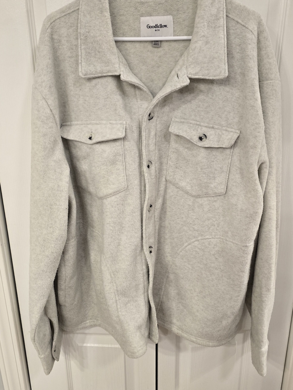 Goodfellow & Co Light Gray Shirt Jacket